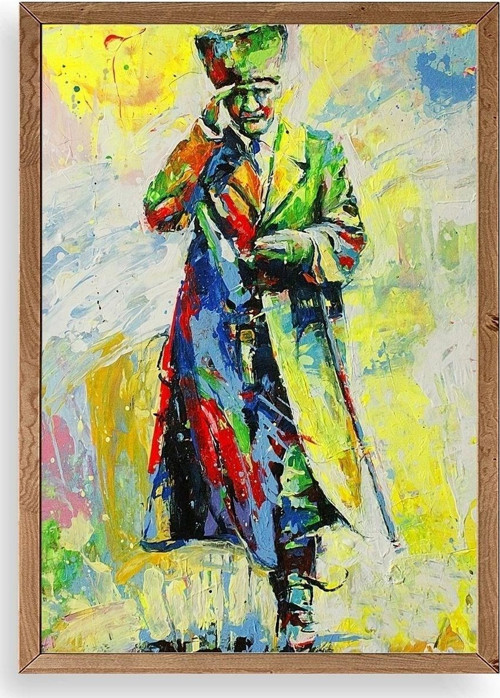 Atatürk Ahşap Çerçeveli Tablo