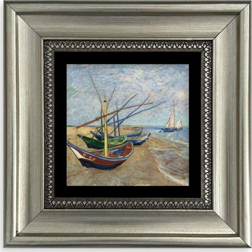 Van Gogh Çerçeveli Taş Tablo
