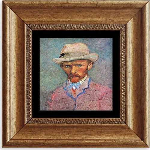 Van Gogh Çerçeveli Taş Tablo