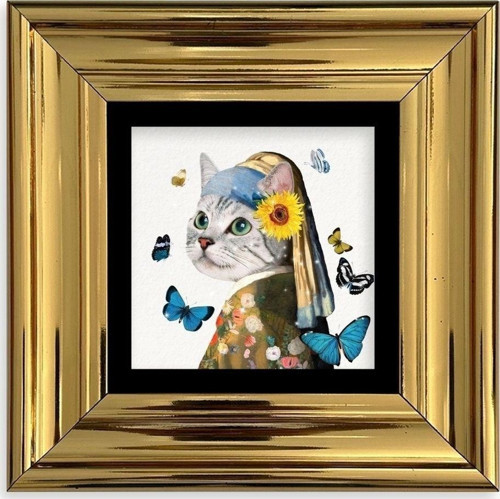 Van Gogh Çerçeveli Taş Tablo