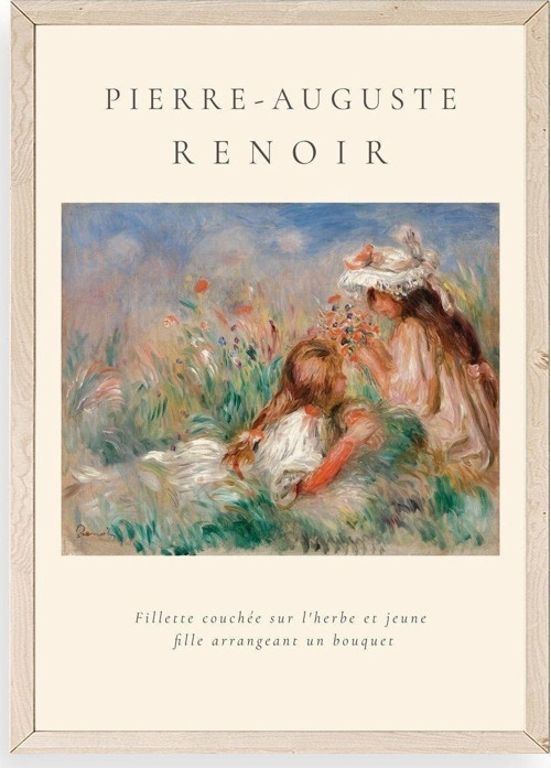 Pierre-Aguste Renoir Ahşap Çerçeveli Tablo