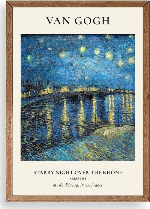 Van Gogh Ahşap Çerçeveli Tablo