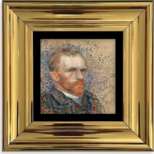Van Gogh Çerçeveli Taş Tablo