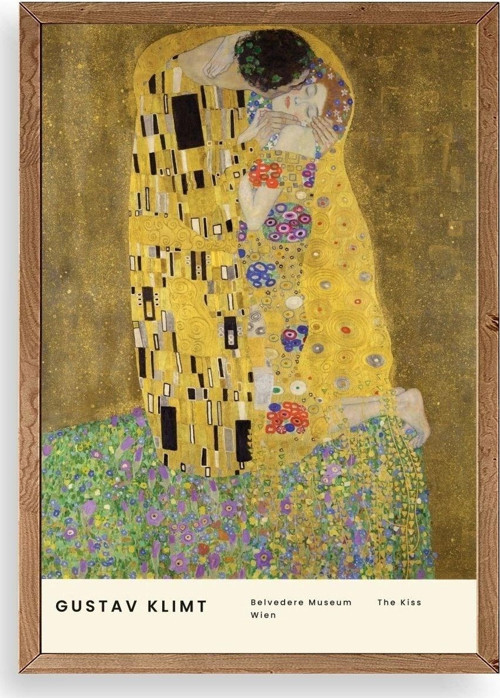 Gustav Klimt Ahşap Çerçeveli Tablo
