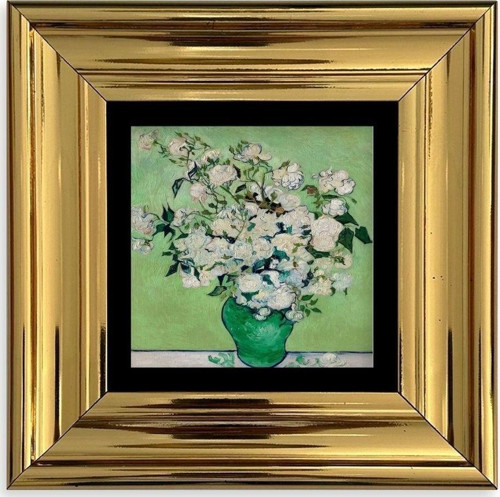 Van Gogh Çerçeveli Taş Tablo