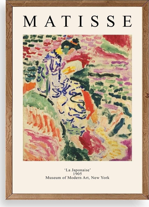 Henri Matisse Ahşap Çerçeveli Tablo