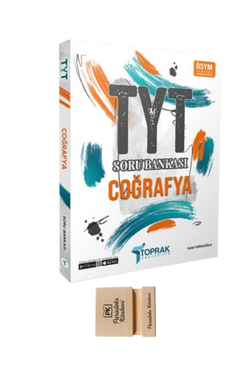 Toprak TYT Coğrafya Soru Bankası ve Telefon Standı