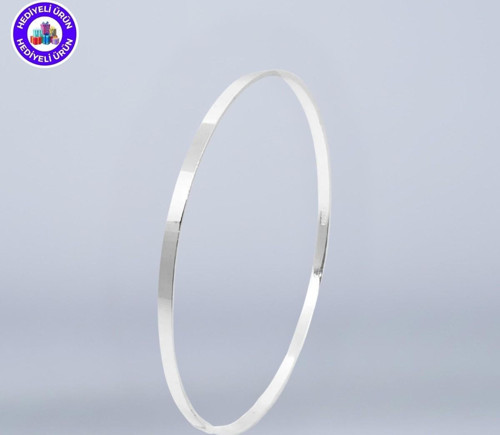 E-Gümüş 925 Ayar Gümüş Kadın Ajda Yatırımlık Bilezik