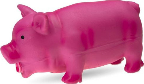 Karlıe Lateks Domuz Sesli Oyuncak Pembe (22x10x1)