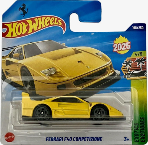 Ferrari F40 Competizione - Sarı (1/64) 2025 Üretim - JBB92