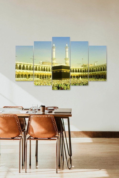 Kabe Manzarası 5 Parçalı Mdf Tablo