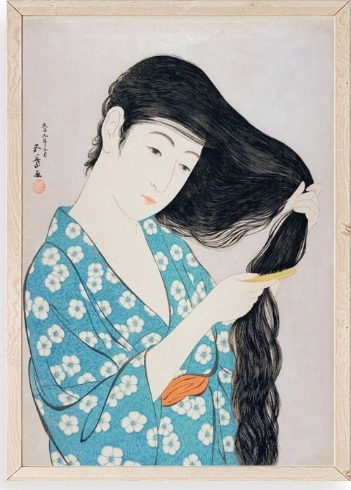 Hashiguchi Goyo Ahşap Çerçeveli Tablo
