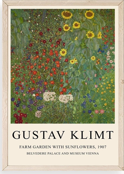 Gustav Klimt Ahşap Çerçeveli Tablo