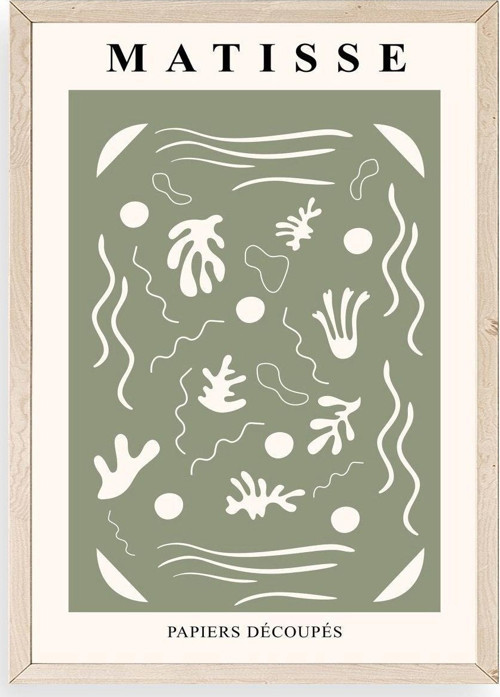 Henri Matisse Ahşap Çerçeveli Tablo
