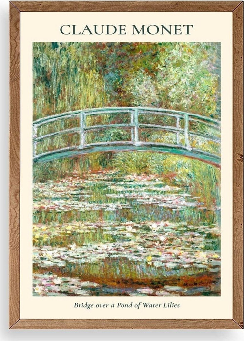 Claude Monet Ahşap Çerçeveli Tablo