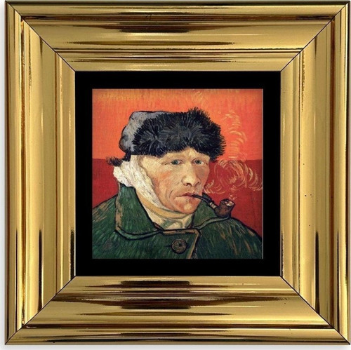 Van Gogh Çerçeveli Taş Tablo