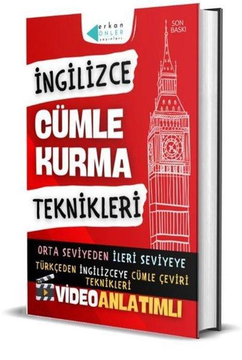 İngilizce Cümle Kurma Teknikleri Video Anlatımlı - Orta Seviyeden İleri Seviyeye Türkçeden İngilizce