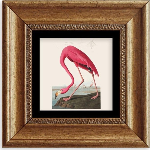 Flamingo Çerçeveli Taş Tablo