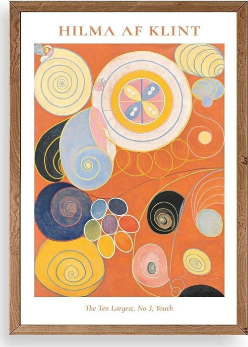 Hilma Af Klint Ahşap Çerçeveli Tablo