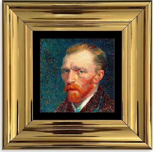 Van Gogh Çerçeveli Taş Tablo