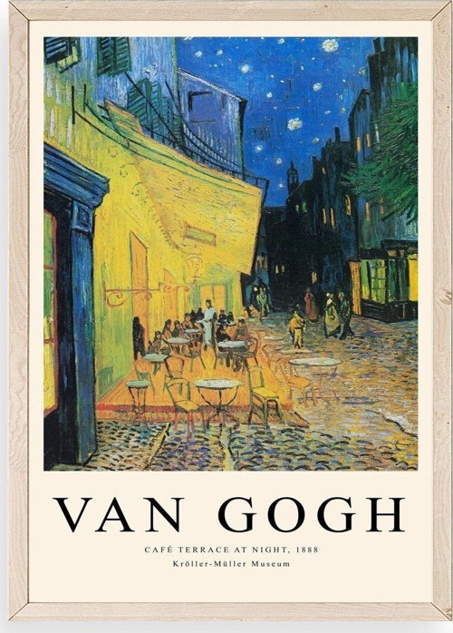 Van Gogh Ahşap Çerçeveli Tablo