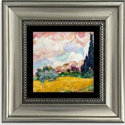 Van Gogh Çerçeveli Taş Tablo