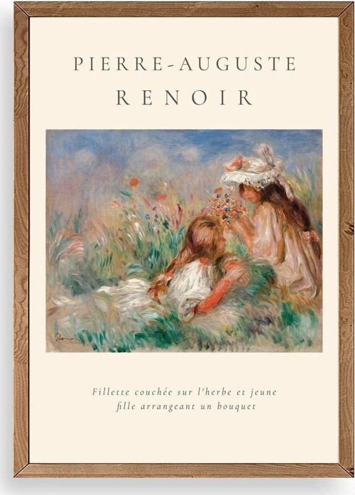 Pierre-Aguste Renoir Ahşap Çerçeveli Tablo