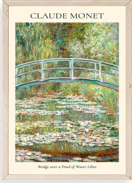Claude Monet Ahşap Çerçeveli Tablo