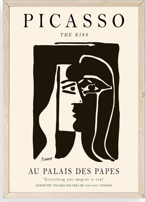Picasso Ahşap Çerçeveli Tablo