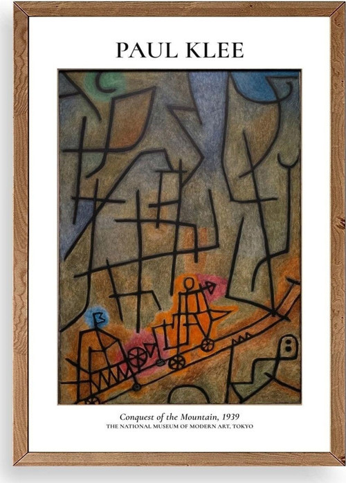 Paul Klee Ahşap Çerçeveli Tablo