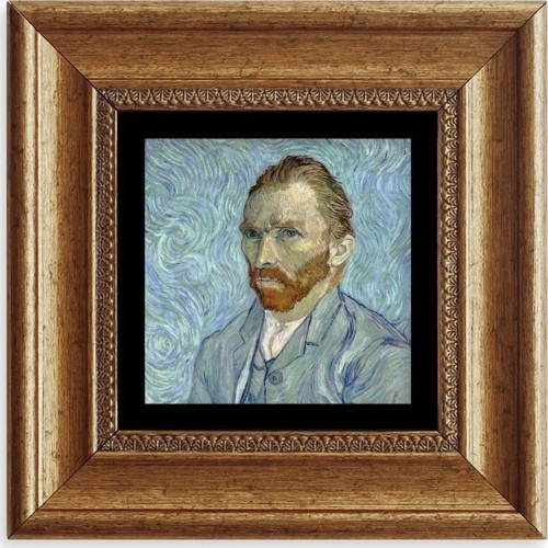 Van Gogh Çerçeveli Taş Tablo