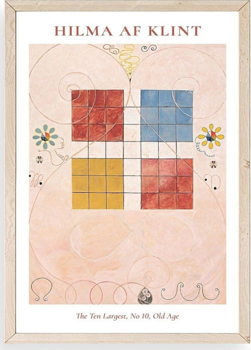 Hilma Af Klint Ahşap Çerçeveli Tablo