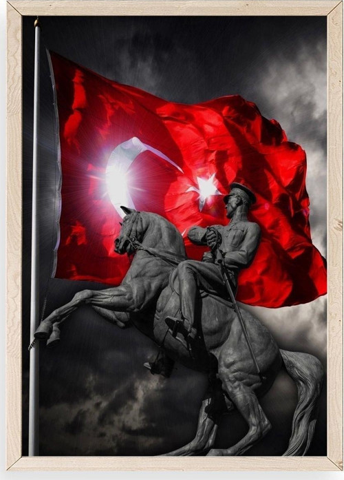 Atatürk Ahşap Çerçeveli Tablo