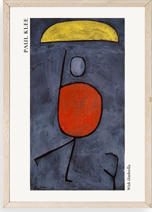Paul Klee Ahşap Çerçeveli Tablo