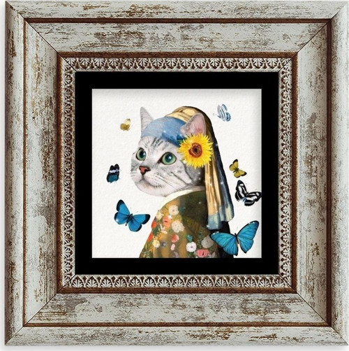 Van Gogh Çerçeveli Taş Tablo