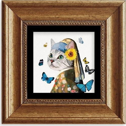 Van Gogh Çerçeveli Taş Tablo