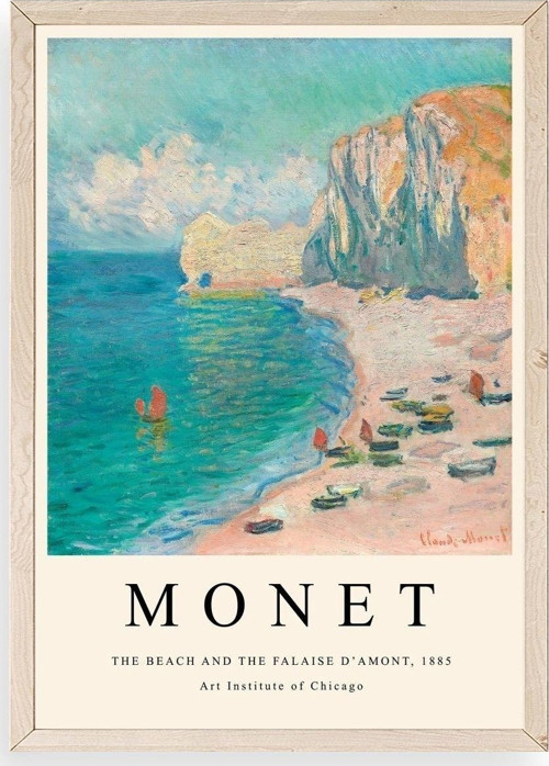 Monet Ahşap Çerçeveli Tablo
