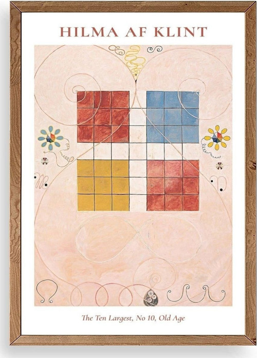 Hilma Af Klint Ahşap Çerçeveli Tablo