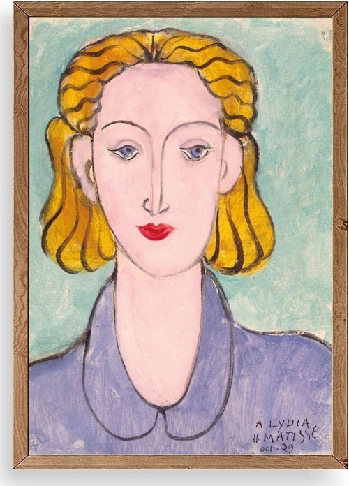 Henri Matisse Ahşap Çerçeveli Tablo