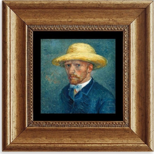 Van Gogh Çerçeveli Taş Tablo