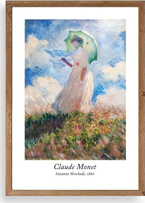 Claude Monet Ahşap Çerçeveli Tablo