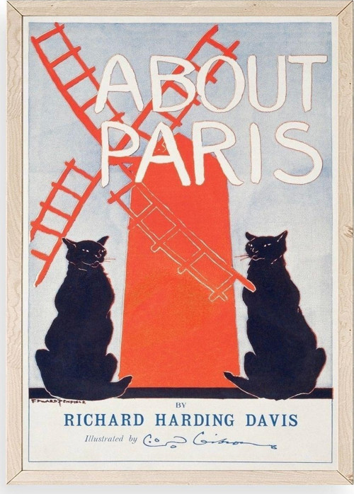 Richard Harding Davis Ahşap Çerçeveli Tablo