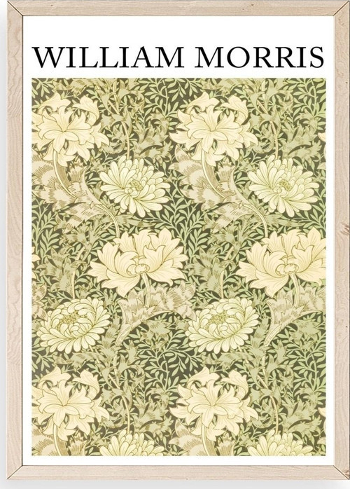 William Morris Ahşap Çerçeveli Tablo