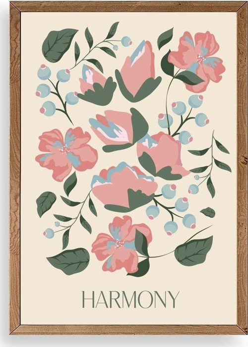 Harmony Ahşap Çerçeveli Tablo