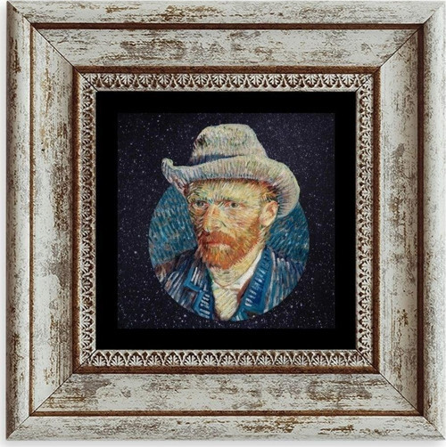 Van Gogh Çerçeveli Taş Tablo