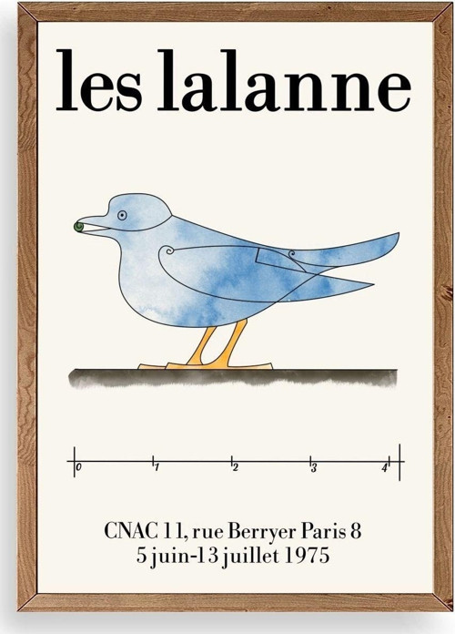 Les Lalanne Ahşap Çerçeveli Tablo
