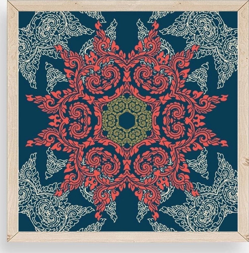 Motif Ahşap Çerçeveli Tablo
