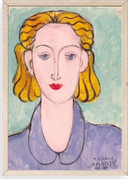 Henri Matisse Ahşap Çerçeveli Tablo