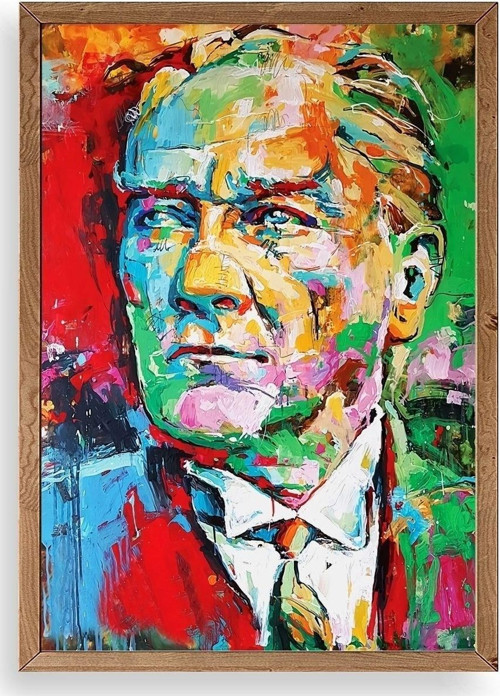 Atatürk Ahşap Çerçeveli Tablo