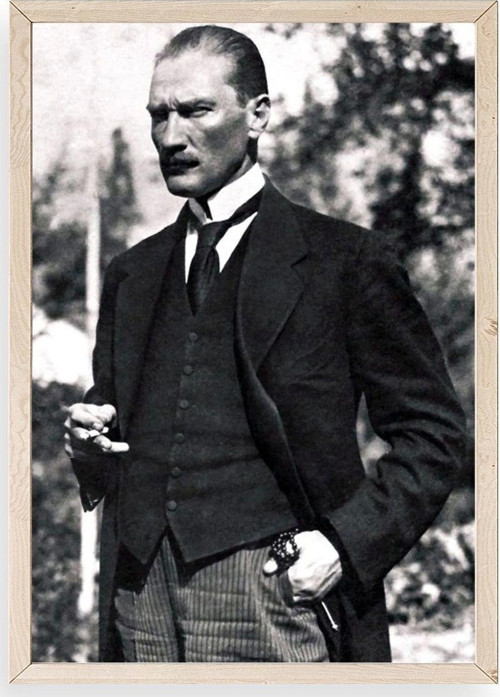 Atatürk Ahşap Çerçeveli Tablo